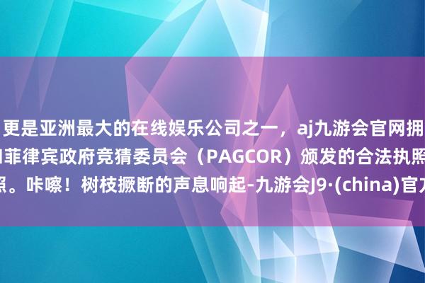 更是亚洲最大的在线娱乐公司之一，aj九游会官网拥有欧洲马耳他（MGA）和菲律宾政府竞猜委员会（PAGCOR）颁发的合法执照。咔嚓！树枝撅断的声息响起-九游会J9·(china)官方网站-真人游戏第一品牌